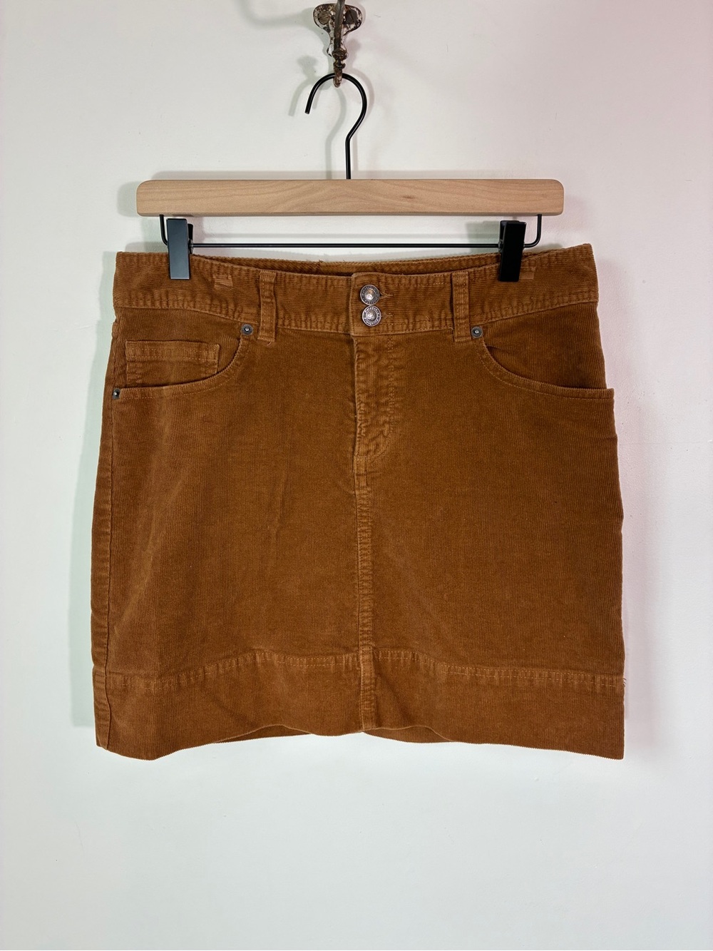 Patagonia Brown Corduroy Mini Skirt Size 8